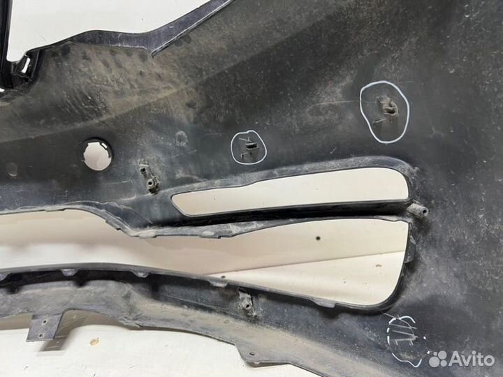 Бампер передний Kia Rio 3 2015-2017