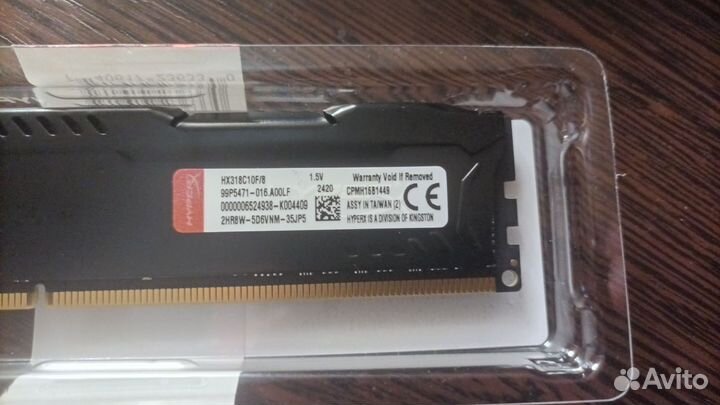 Оперативная память HyperX ddr3 16 gb 1866 мгц