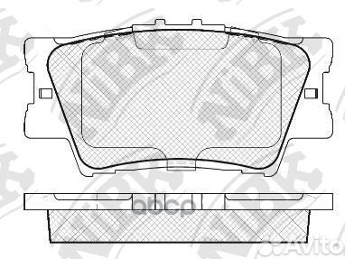 PN1522-nibk колодки дисковые з Toyota Camry AC