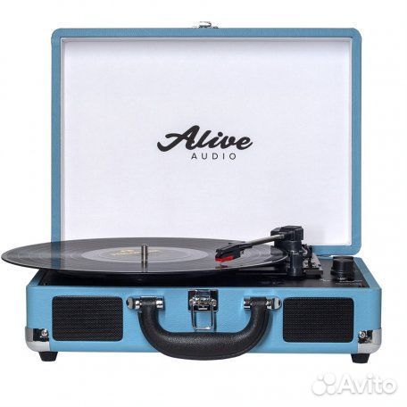 Проигрыватель винила Alive Audio glam Aqua