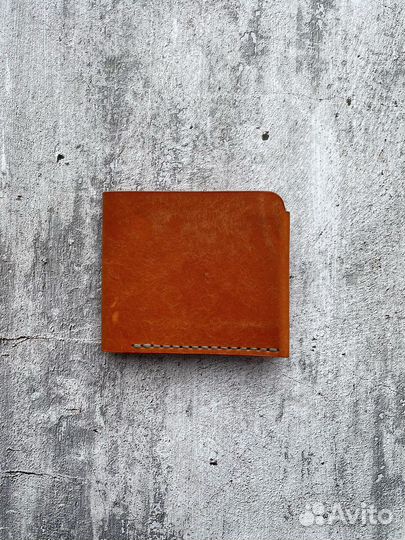 Кожаный бумажник ручной работы