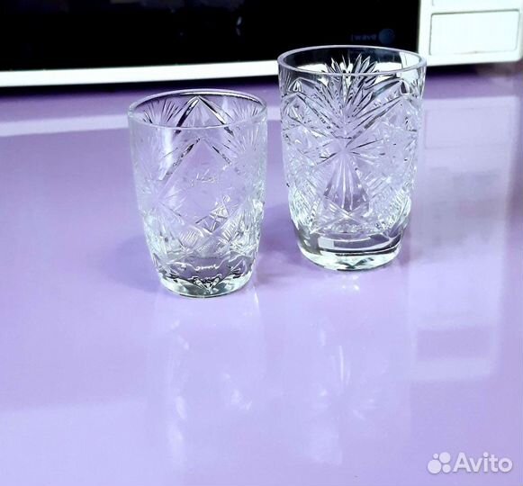 Хрусталь СССР бокалы,вазы,креманки,пепельница