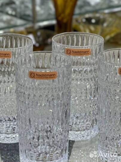 Бокалы фужеры хрусталь стаканы для кофе виски