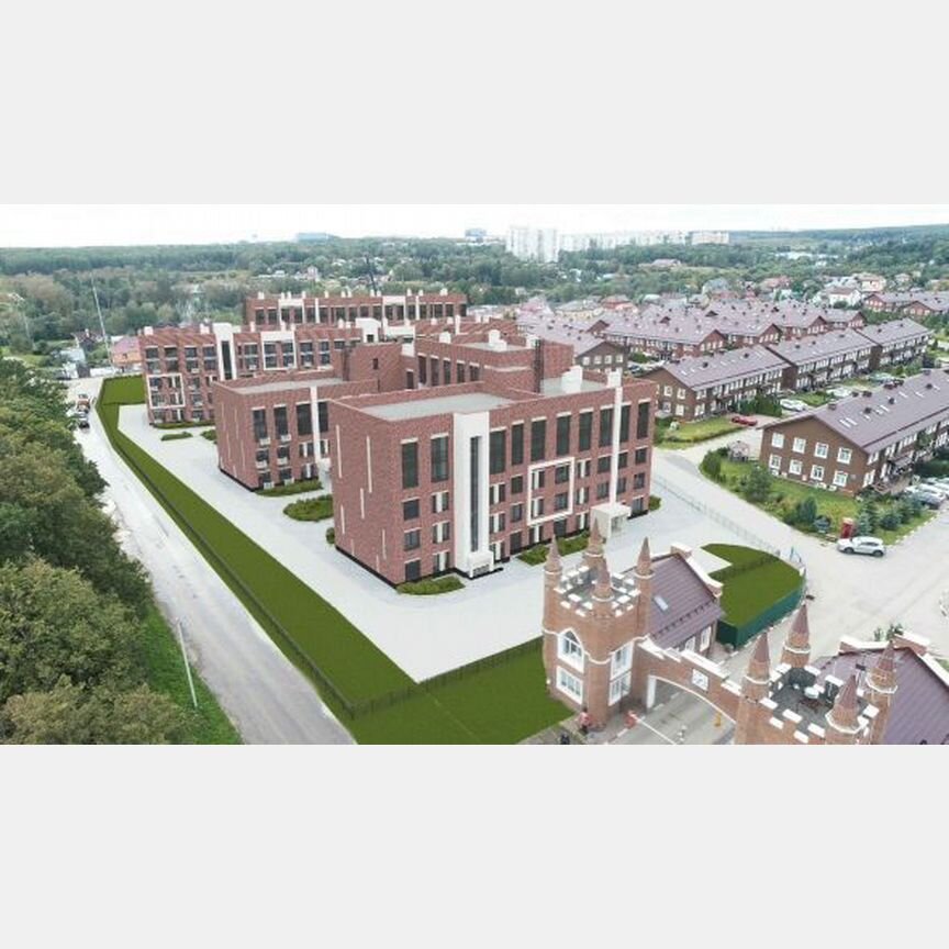 2-к. квартира, 53,3 м², 1/4 эт.