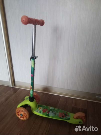 Самокат детский трехколесный бу