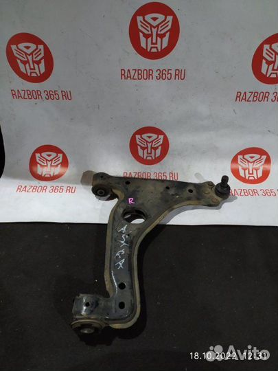 Рычаг подвески передний правый Opel Astra H Z18XER