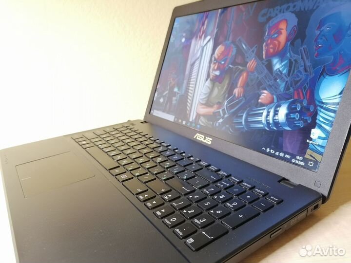Игровой ноутбук asus Full HD/6gb/2видеокарты