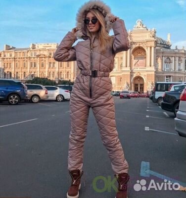 Зимний комбинезон на невысоких