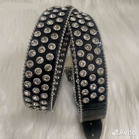 Ремень со стразами y2k B.B. Simon