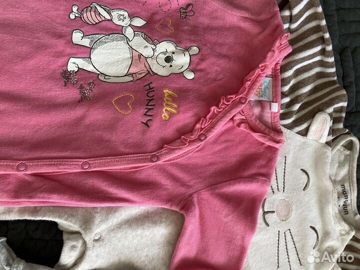 Пакет брендовой одежды для девочки 62-68