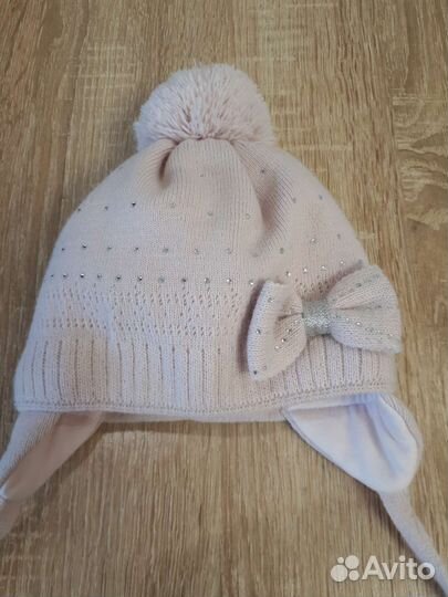 Зимняя шапочка для новорождённого