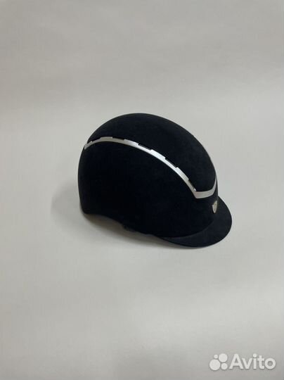 Шлем для конного спорта tattini бархатный 55-57