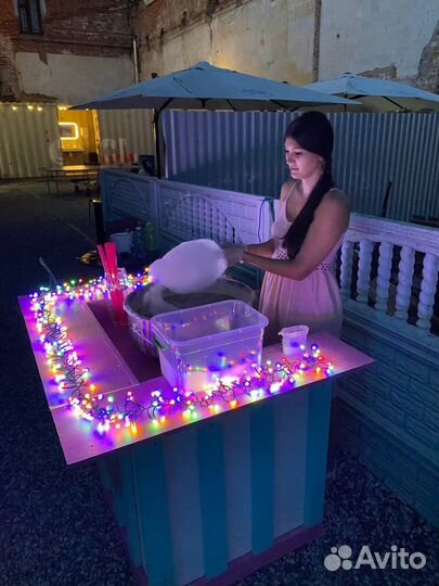 Сладкая вата Попкорн Кукуруза