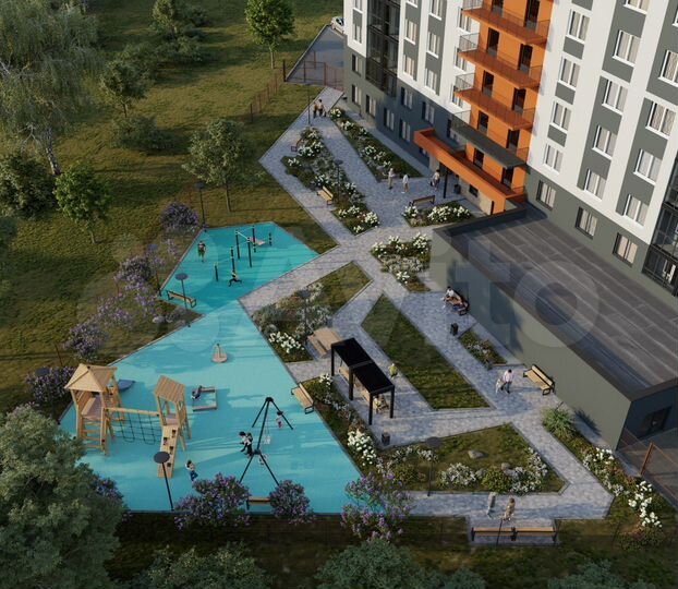 1-к. квартира, 32,1 м², 13/19 эт.