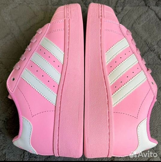 Кроссовки adidas superstar pink