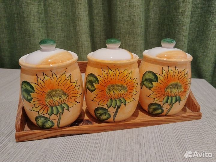 Набор баночек для специй