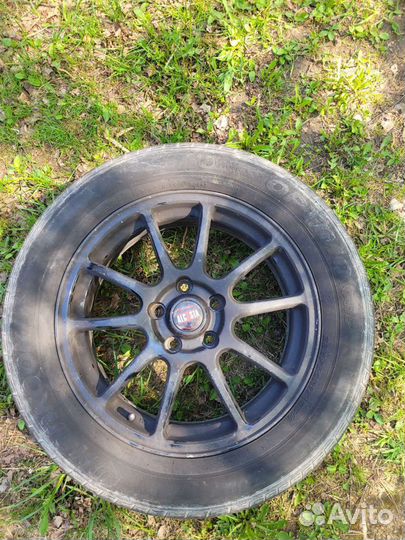 Литые диски r17 5x114 3 с резиной бу