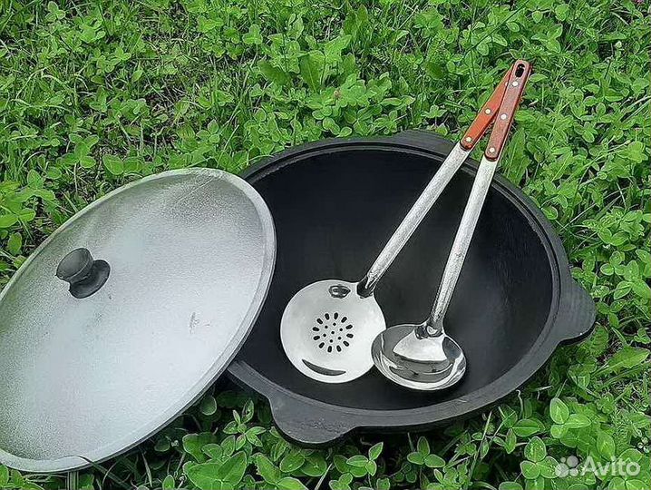 Казан чугунный и печь под казан