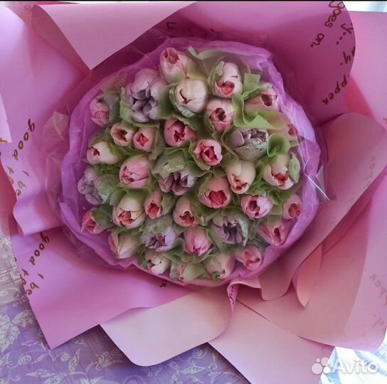 Зефир цветы ручной работы