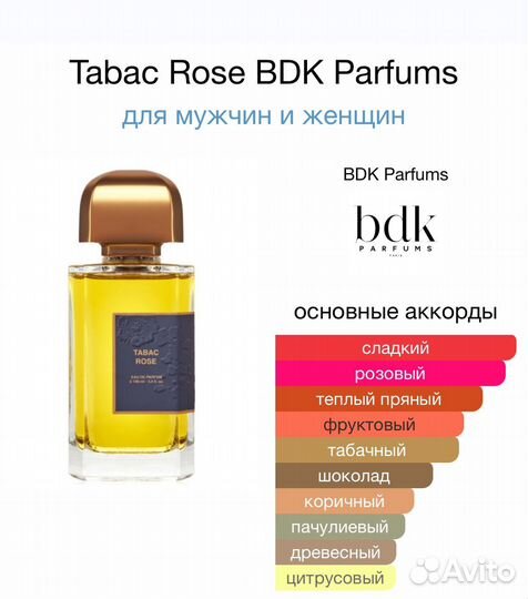 Bdk Parfums Tabac Rose оригинал распив