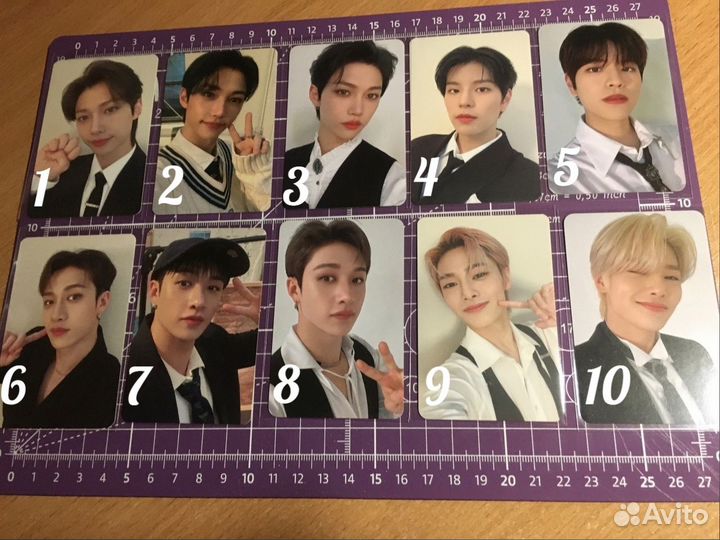 Stray Kids карты Nacific Феликс Чан Сынмин Чонин