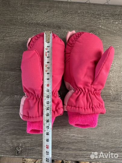 Рукавицы детские для двойни, девочек