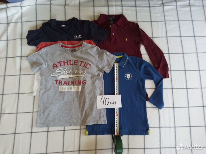 Футболки поло р 122 128 пакетом 8+ лет