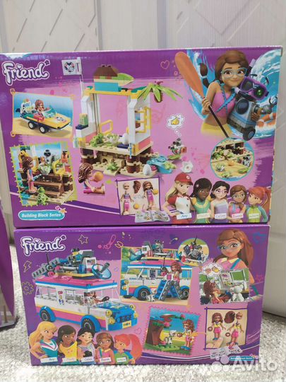 Конструктор lego френдс самолёт остров автобус