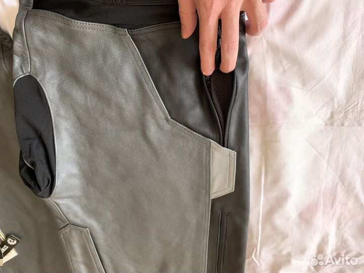 Мото штаны BRP кожаные мужские новые большой разме