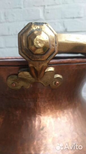 Кувшин (двунос) медь-латунь Европа 20в. 50- 60е.гг