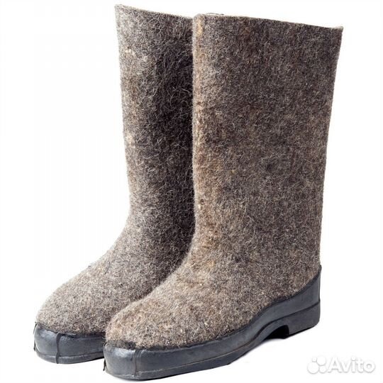 Валенки мужские на резиновой подошве