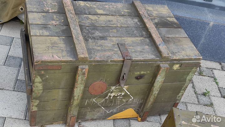 Ящик армейский дереянный