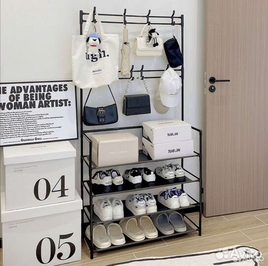 Обувница с вешалкой в прихожую