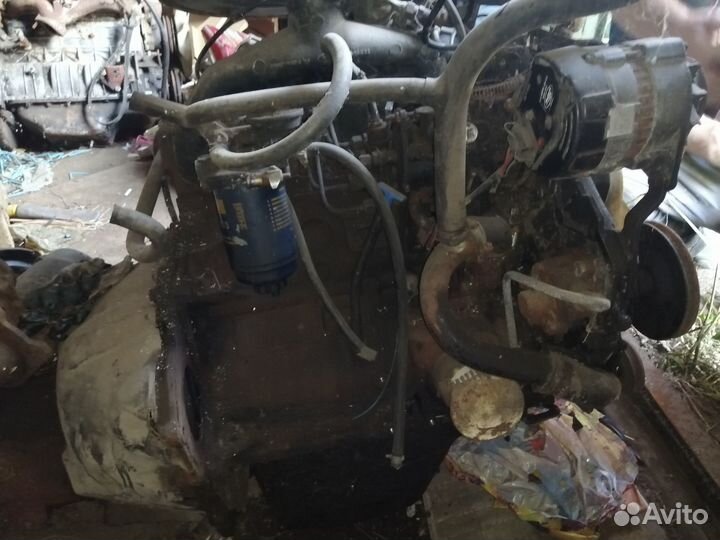 Мотор с коробкой Форд Транзит 2.5 дизель