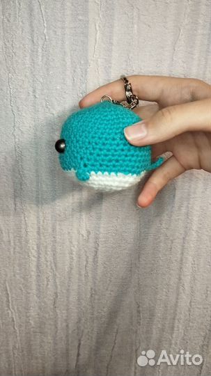 Вязаный брелок Китёнок ручная работа