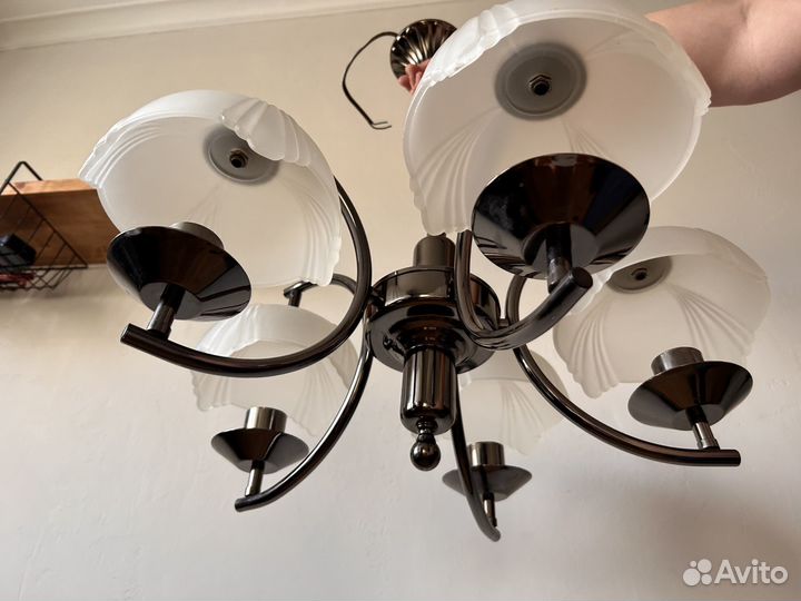 Люстра потолочная подвесная бу