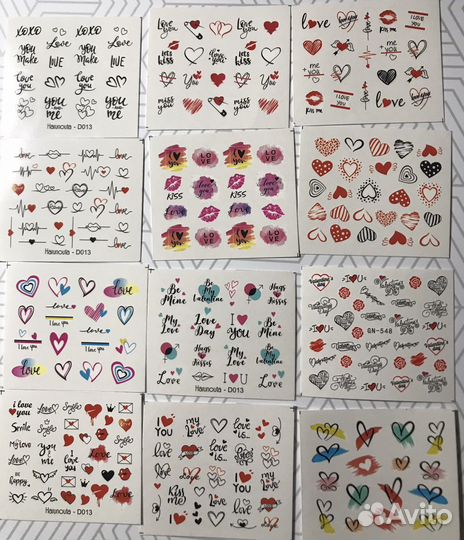 Наклейки на ногти новые