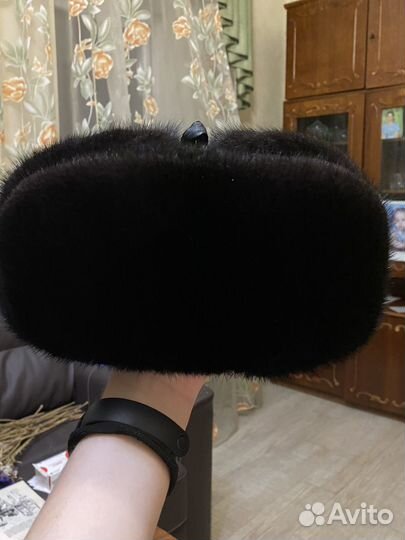 Мужская шапка-ушанка