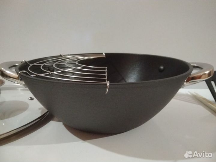 Казан-сотейник-кастрюля, Вок, сковорода из чугуна