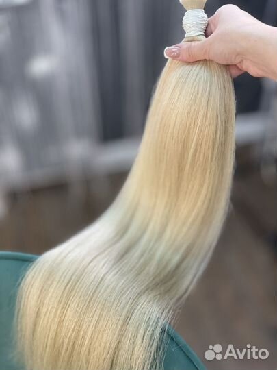 Волосы для наращивания блонд