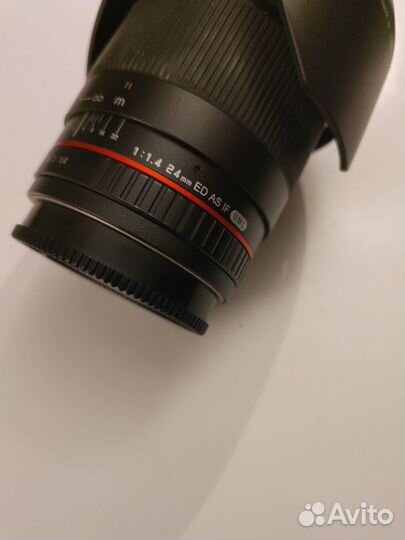 Объектив Samyang 24mm F1.4 ED AS IF UMC