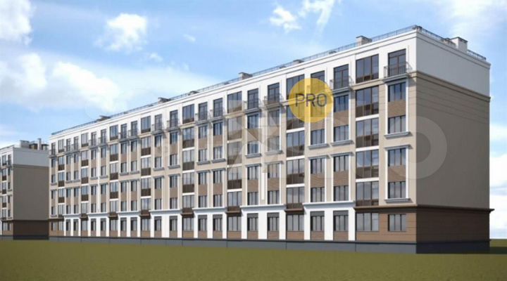 2-к. квартира, 55,8 м², 5/6 эт.