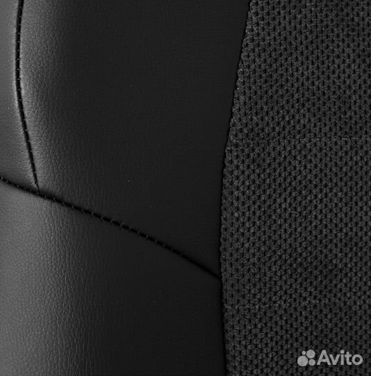 Чехлы Renault Fluence Экокожа+велюр Автопилот