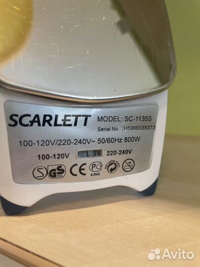 Утюг Scarlett маленький