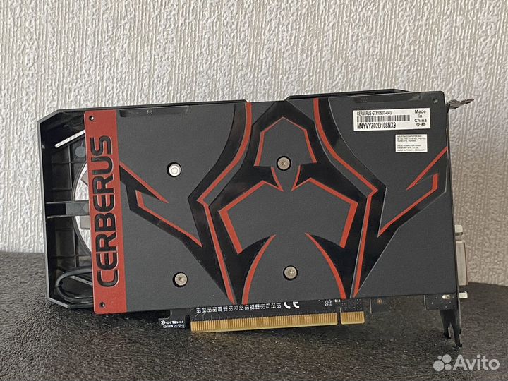 Видеокарта Asus GTX 1050 Ti Cerberus OC 4Gb