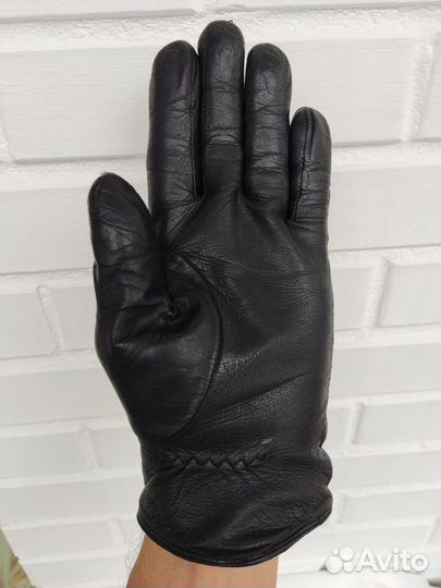 Мужские перчатки натуральная кожа, р. М