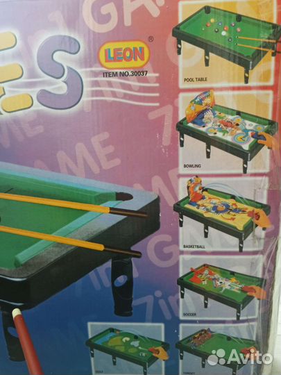 Настольная игра 7 в 1(бильярд, баскетбол и т.д.)