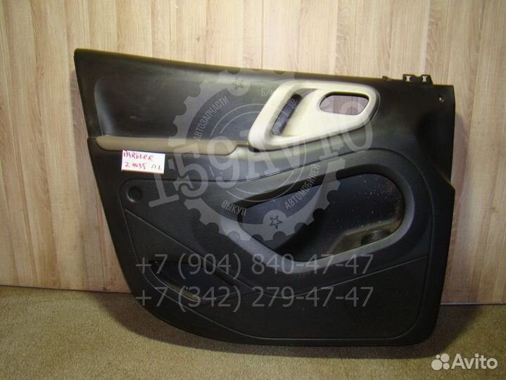 Обшивка двери передней левой Peugeot Partner 2