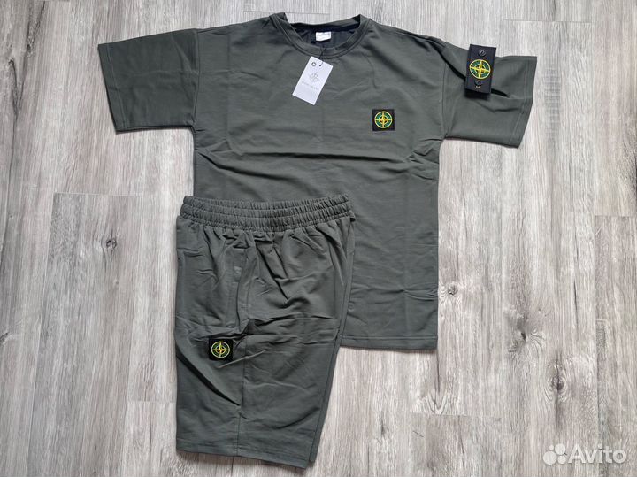 Костюм шорты с футболкой Stone Island