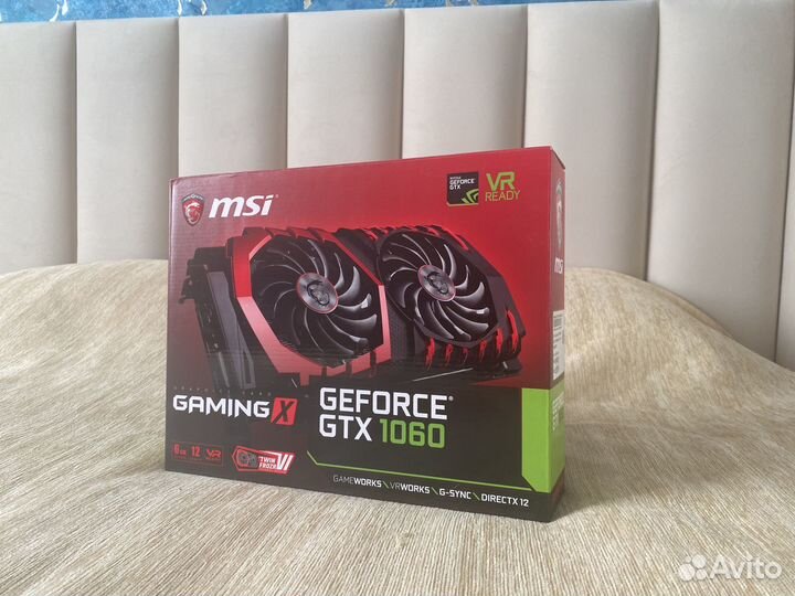 Видеокарта gtx 1060 6gb gaming msi